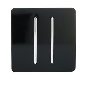 Piano Black Wiring Accessories Trendi Decorative Screwless